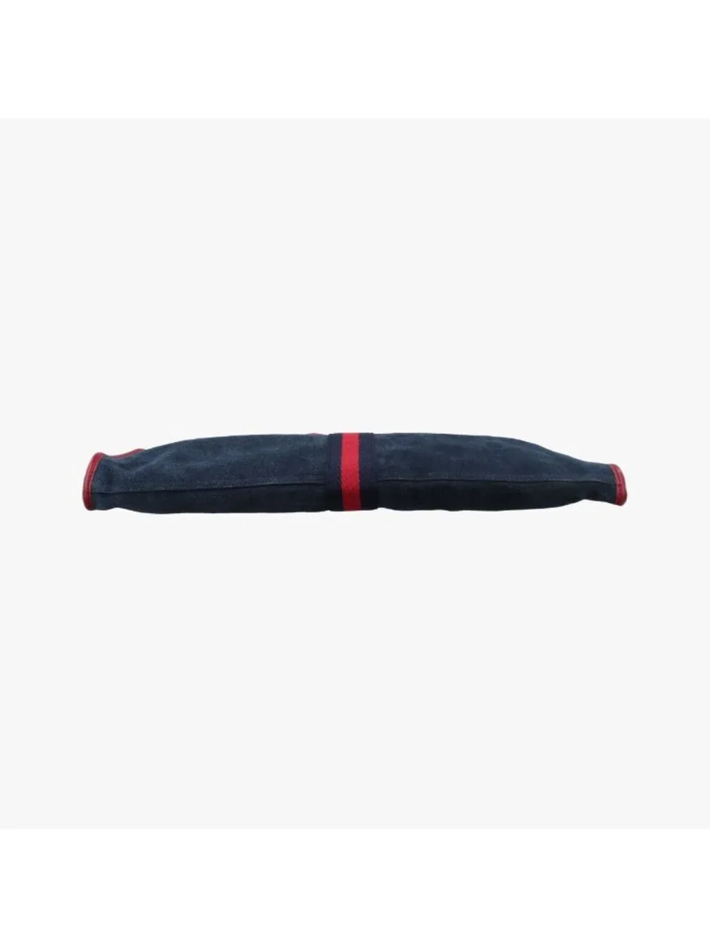 Gucci Rajah Navy Red Suede Leather Shoulder Bag